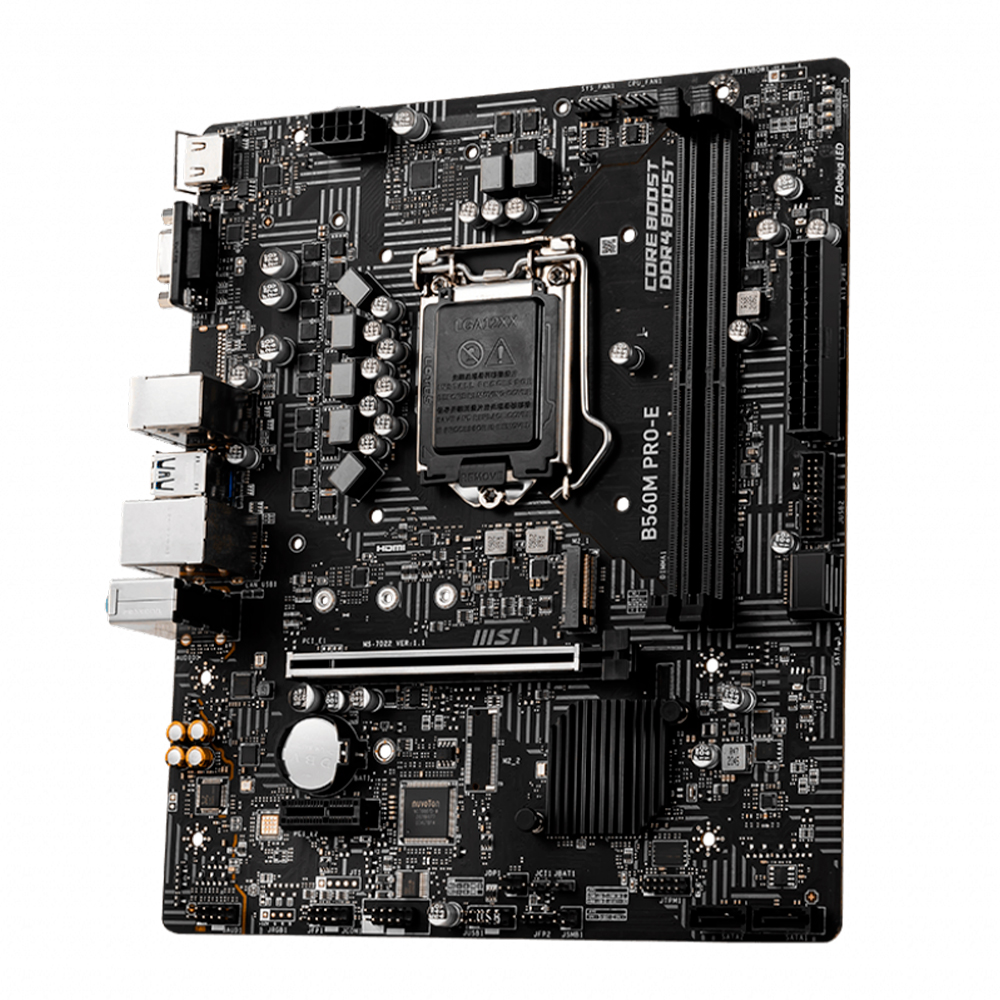 Tarjeta Madre MSI B560M PRO-E Socket LGA1200 Intel B560 Micro ATX, DDR4, Intel Core 11th Generación - Image 3