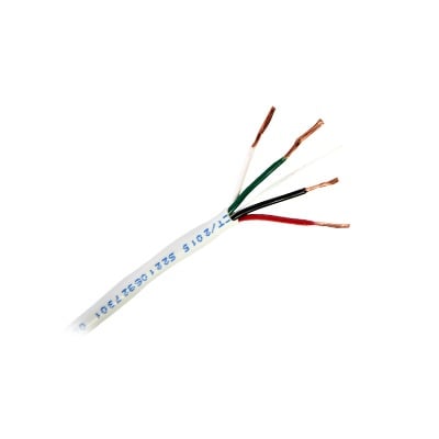 VIAKON 92-70 Bobina de 305 Metros, Cable de Cobre, 4 X 18 AWG, Tipo Alarmas UL, Para Interior, Color Gris, Para Aplicaciones de Alarmas de Intrusión, Interfonos, TV Porteros, y Multi-Propósito, Hecho en México