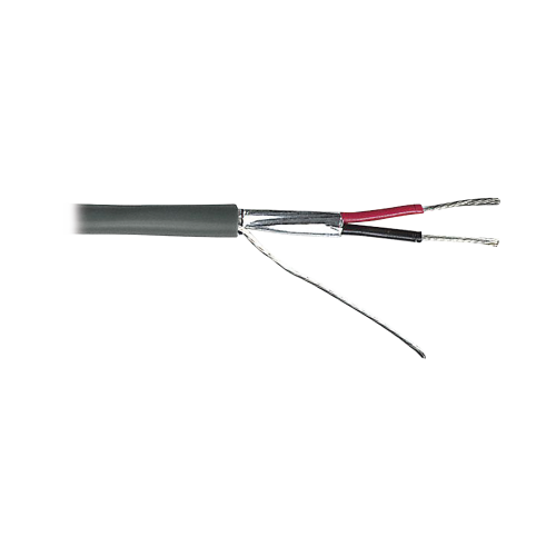 VIAKON 9222 Cable 2 x 18 AWG, Blindado, 305 Metros, Riser, UL, Color Gris, Hecho en México