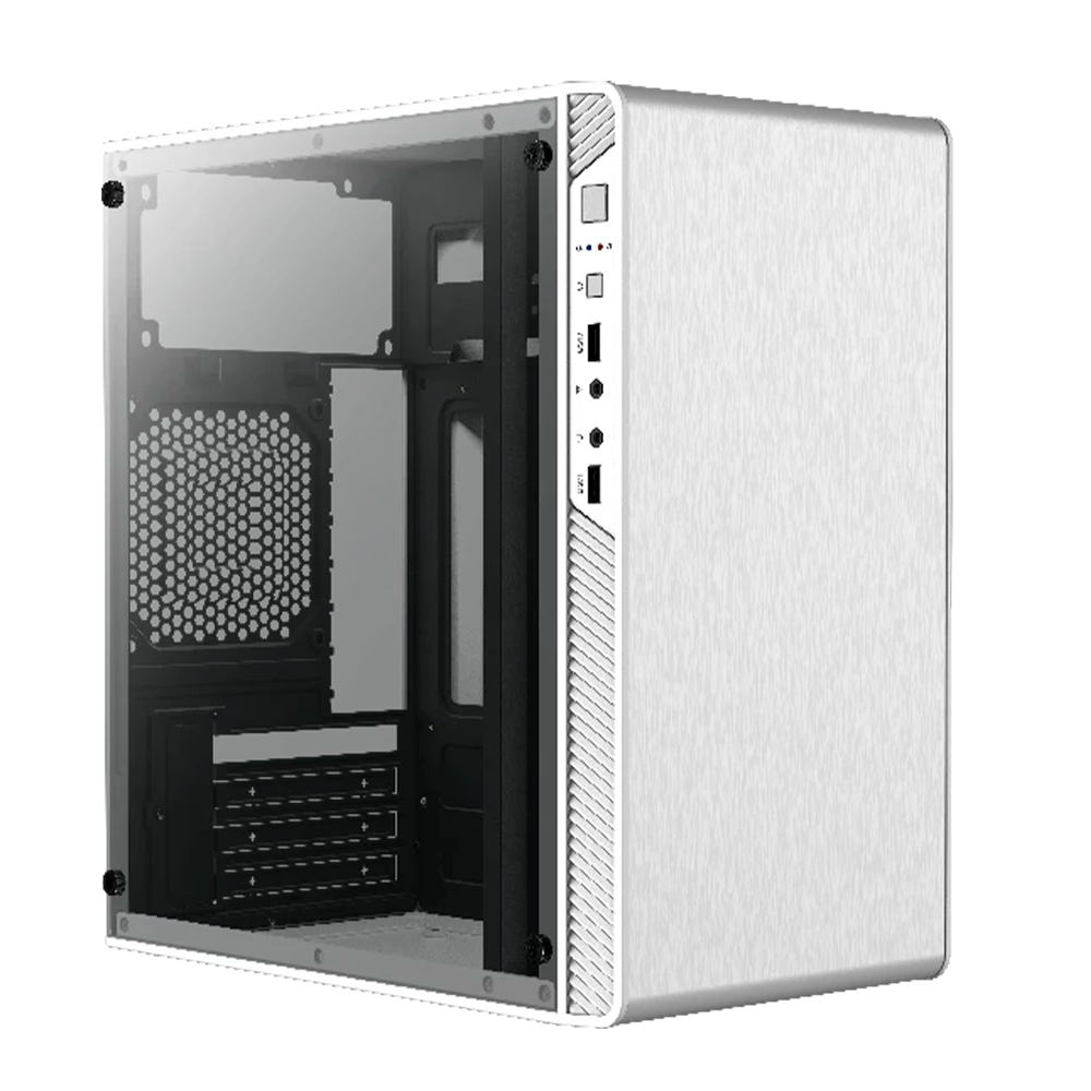 Gabinete Acteck Performance II GI215W, Micro ATX, Fuente 500w, USB 2.0, Panel Acrílico, Blanco, AC-935852