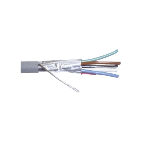 VIAKON 9290 Cable Calibre 22, CMR, 6 Conductores, Blindado, 305 metros, Color Gris