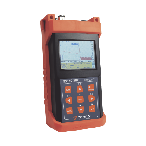 TEMPO 930XC-30F-APC-SC OTDR para pruebas en Enlaces de Fibra Óptica, lambdas 1310/1550/1625 nm, Prueba Fibra Viva