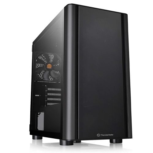 Gabinete Thermaltake V150 TG, Cristal Templado, Micro ATX, USB 3.0, CA-1R1-00S1WN-00, Incluye 1 FAN 120mm negro