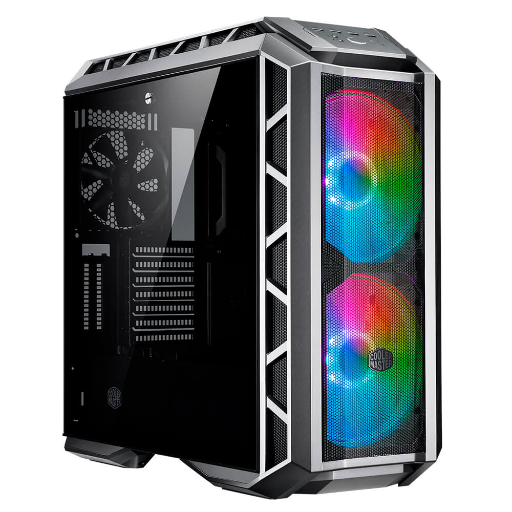 Gabinete Cooler Master Mastercase H500P Mesh ARGB, Cristal templado, E-ATX (12'' X 10.7''), 2 ventiladores 200mm ARGB, MCM-H500P-MGNN-S11