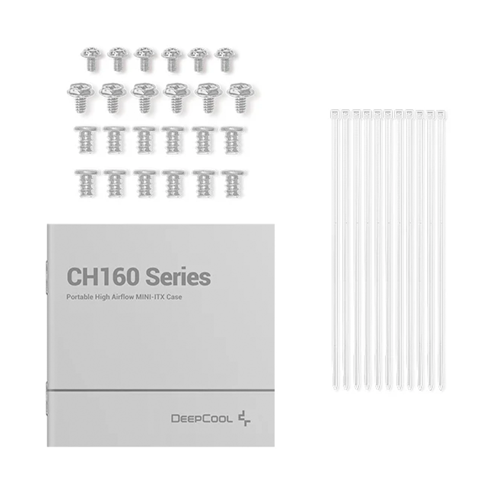 GABINETE DEEPCOOL CH160 WHITE, MINI-ITX, CRISTAL TEMPLADO, PANELES DE FLUJO DE AIRE ALTO, REFRIGERACIONES HASTA 172MM DE ALTURA, R-CH160-WHNGI0-G-1 - Image 6