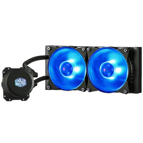 Sistema de Enfriamiento Liquido AIO Cooler Master Masterliquid Lite 240L RGB - 240mm Intel y AMD, MLW-D24M-A20PC-R1