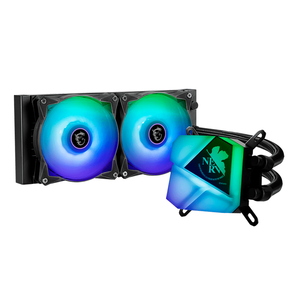 Enfriamiento Líquido de CPU MSI MAG CoreLiquid C240 EVA e-Project, AIO RGB, Radiador de 9.449 in, Ventiladores dobles ARGB PWN de 4.724 in., MAG CORELIQUID C240 EVA E-PROJECT, MSIB, PROMSI - Image 3