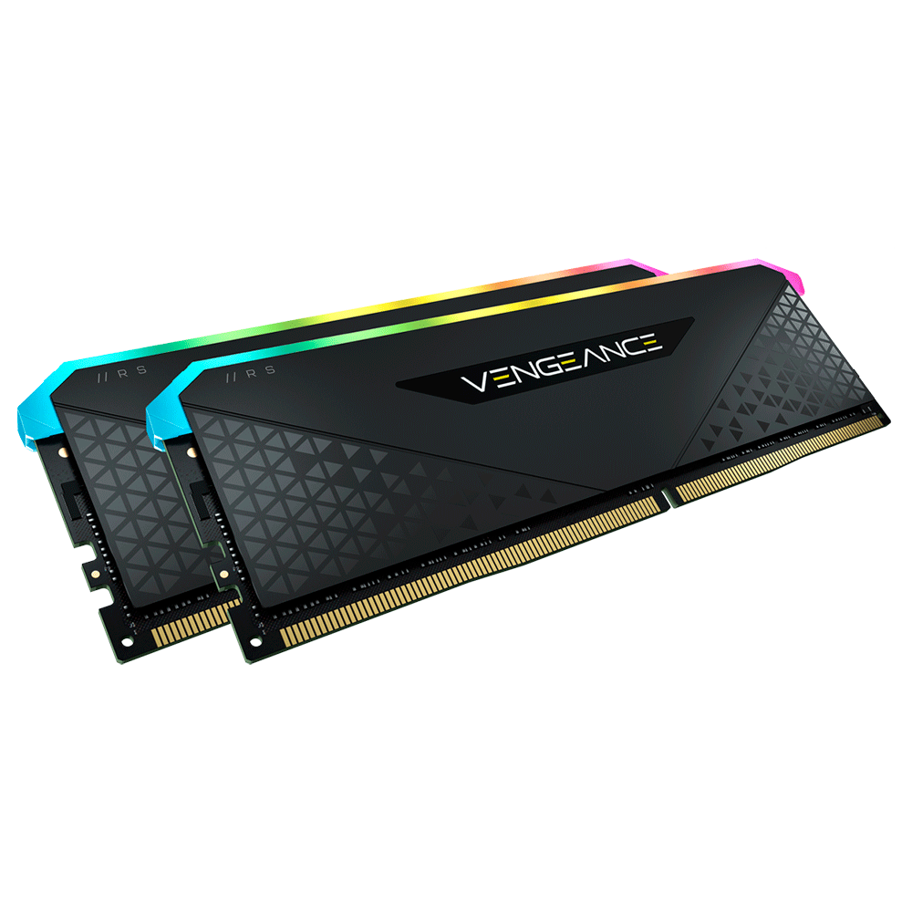 Memoria RAM DDR4 16GB 3200MHz Corsair Vengeance RGB RS, Kit 2x8GB, Negras, CMG16GX4M2E3200C16 /MAX. 1 X CLIENTE - Image 3