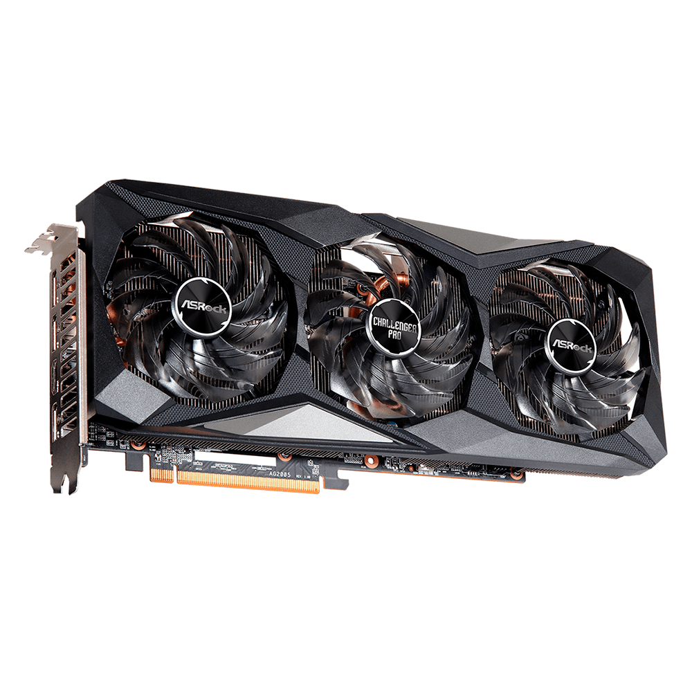 Tarjeta de video Asrock RX 6750 XT CHALLENGER PRO 12GB OC, PCI Express 4.0 Support, 3 x DisplayPort 1.4, Boost Clock: Up to 2618 MHz, 18 Gbps, RX6750XT CLP 12GO - Image 3