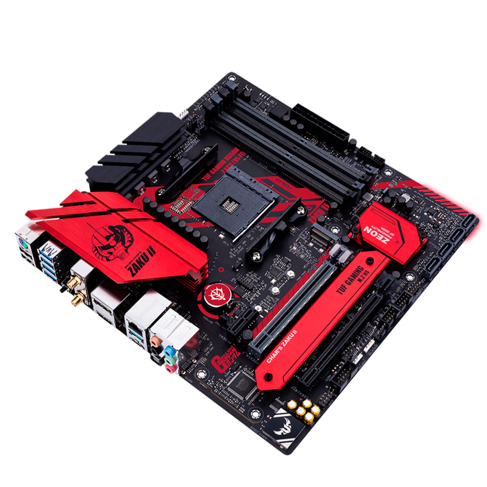Tarjeta Madre ASUS TUF GAMING B550M-ZAKU (WI-FI), AM4, AMD RYZEN 3000 SERIES, Micro-ATX - Image 4
