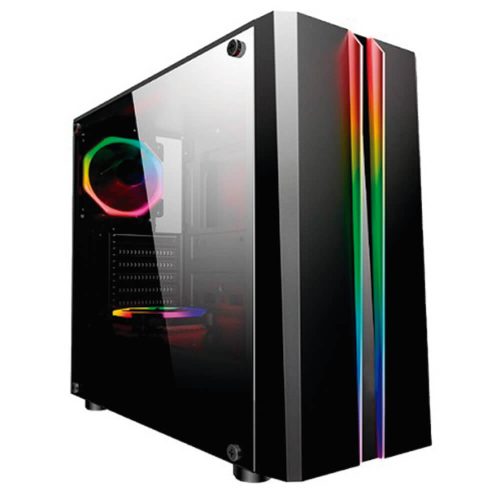 Gabinete Eagle Warrior Tlaloc RGB, ATX, Cristal Templado, Sin Fuente, CG05RDTLALOCEGW