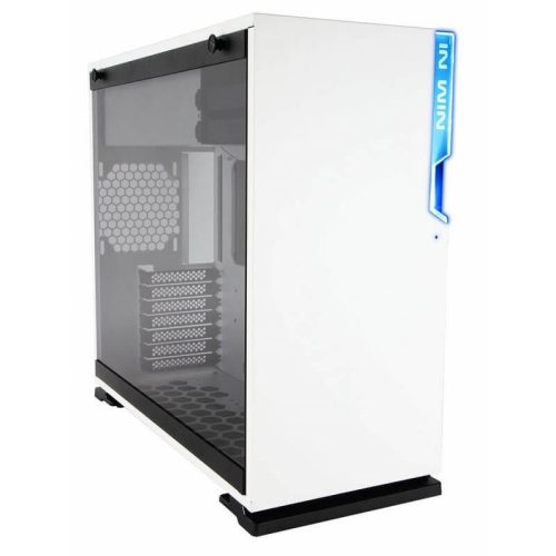 Gabinete InWin 101 White/ USB 3.0, Audio HD, ATX, Cristal templado