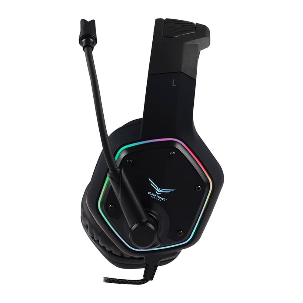 Diadema Gamer Naceb NAJA RGB, 7.1 Canales, USB, Microfono, NA-0315 - Image 2