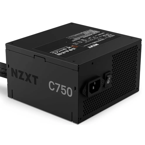 Fuente NZXT C750 Bronze, 750W, 80+ Bronze, PFC Ativo, Black, PA-7B2BB-US/ NZXTPROMO