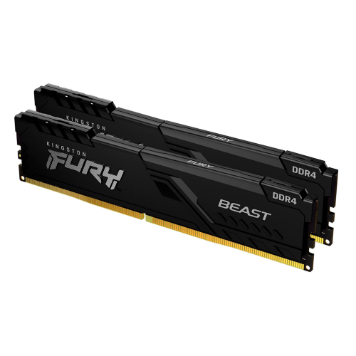 Kit Memoria RAM Kingston FURY DDR4, 3200MHz, 64GB (2x32GB), CL16, XMP, KF432C16BBK2/64 /MAX. 1 X CLIENTE