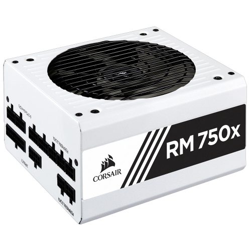 Fuente de poder Corsair RM750X WHITE, 80 Plus Gold, Full Modular, 750W -, RECERTIFICADA, CP-9020187-NA/RF