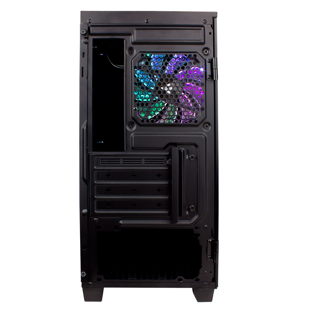 Gabinete Game Factor CSG560 Optical LED RGB Infinity Mirror, Micro ATX, Sin Fuente, Frontal Cristal Templado - Image 8