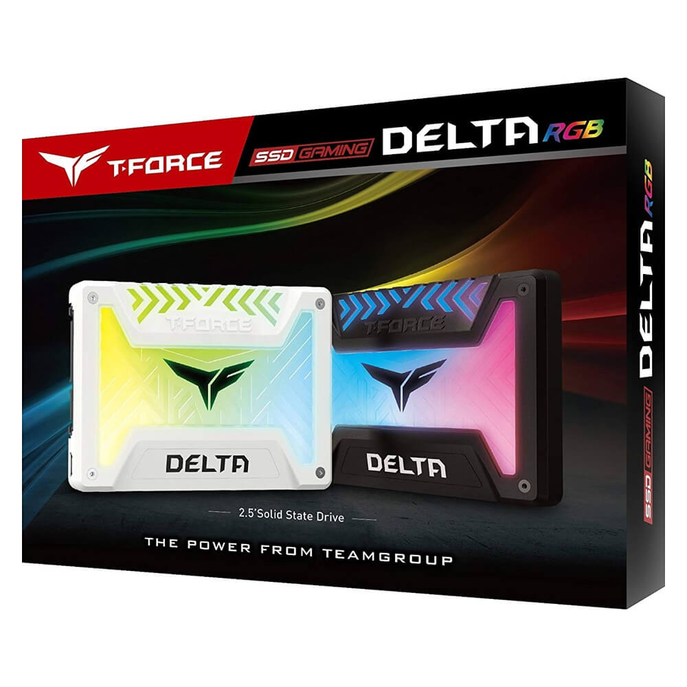 Unidad de estado solido SSD 250GB 2.5" SATA 3 TeamGroup Delta RGB SSD White, Aura Sync, T253TR250G3C413 /MAX. 1 X CLIENTE - Image 4