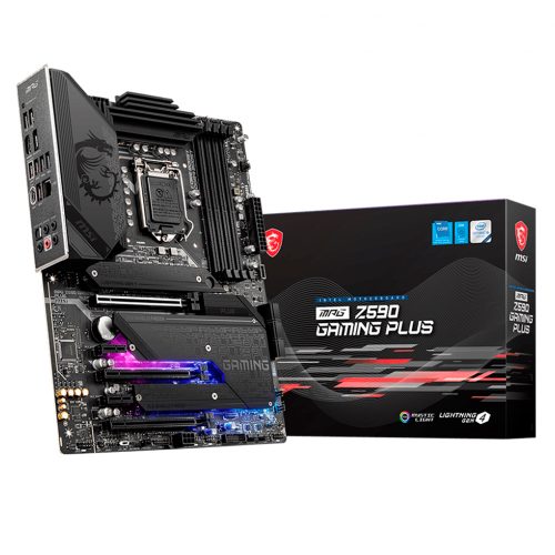 Tarjeta Madre MSI MPG Z590 GAMING PLUS Socket LGA1200 Intel Z590 ATX, DDR4 /