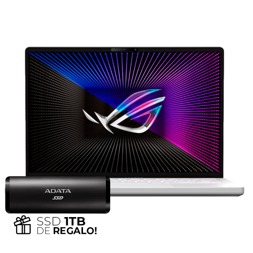 Laptop Gamer ASUS ROG Zephyrus G14 GA402RK 14" WQXGA, 120Hz, 3.3 GHz Ryzen 9 6900HS, Radeon RX 6800S, 32 GB 4800MHz RAM, 1 TB PCIe SSD, White Anime Matrix