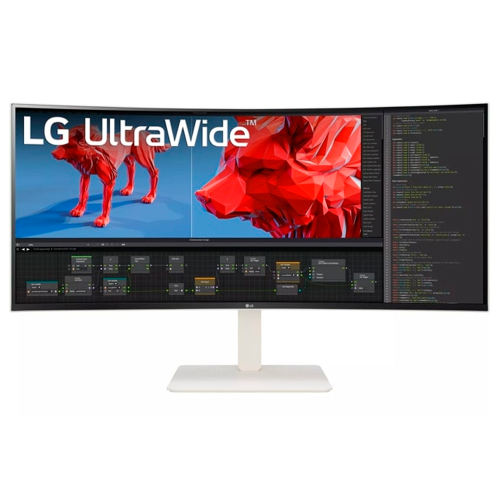 Monitor Curvo LG UltraWide, IPS, 38, 3840x1600, G-Sync/FreeSync, 144Hz, HDMI/DisplayPort, Bocinas Integradas, Blanco, 38WR85QC-W