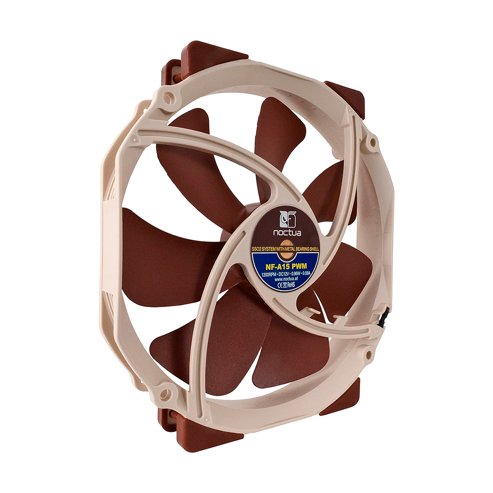 Ventilador Noctua NF-A15 PWM, De Gran Calidad, 4 Pines, 140 mm /Marrón, NF-A15 PWM - Image 2