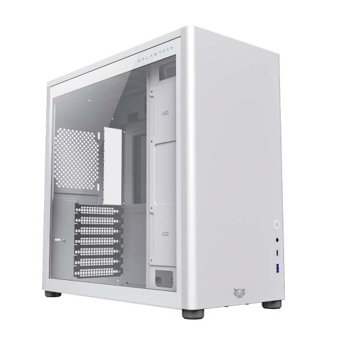 Gabinete Balam Rush Eris Front GM985, Blanco, Sin Fuente de Poder, Mini-ITX, Cristal Templado, BR-935678