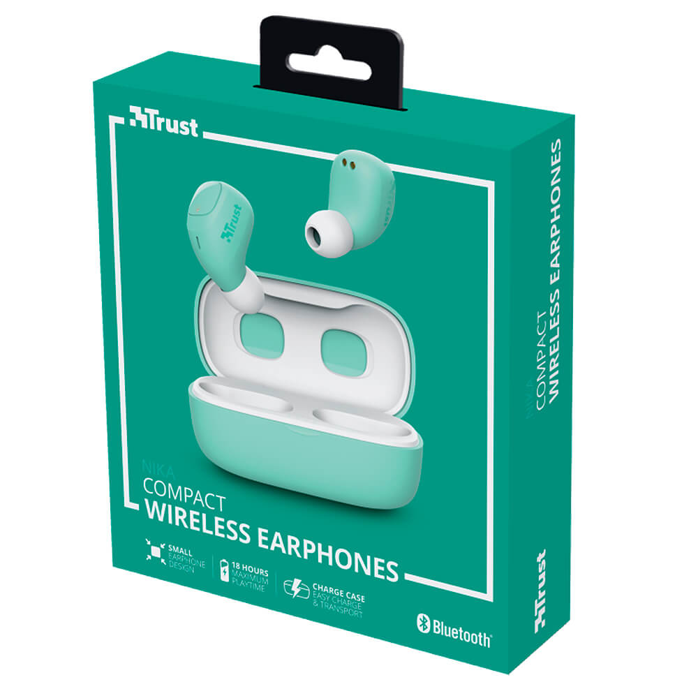 Audifonos Wireless Trust Nika Compact, Mint, 23906 - Image 8