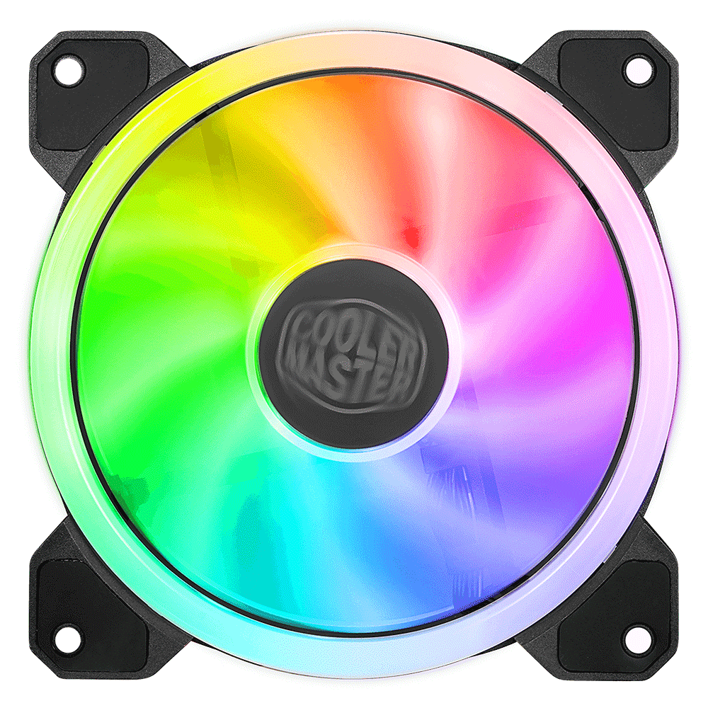 Ventilador Cooler Master MasterFan MF120 S3, Compatible con Aura Sync etc., ARGB, 3 pin, anti-vibraciones, MFW-B2DN-18NPA-S3 - Image 2