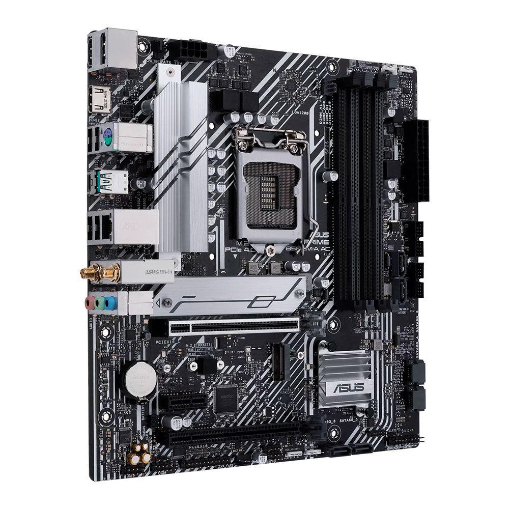 Tarjeta Madre Asus PRIME B560M-A AC Socket LGA1200 Intel B560 Micro ATX, DDR4, Intel Core 11th Generación - Image 4