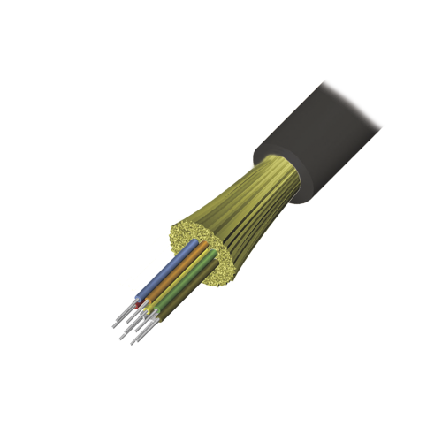 SIEMON 9GD8P012G-E201A Cable de Fibra Óptica de 12 hilos, Interior/Exterior, Tight Buffer, No Conductiva (Dielectrica), Plenum, Monomodo OS2, 1 Metro