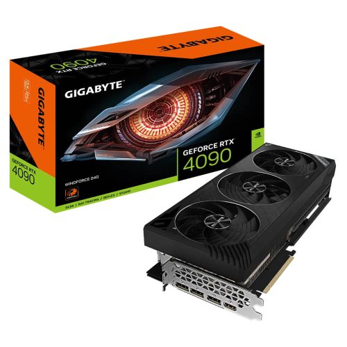 Tarjeta de video NVIDIA GeForce RTX 4090 24GB, WINDFORCE Geforce RTX 4090, 24GB GDDR6X, GV-N4090WF3-24GD