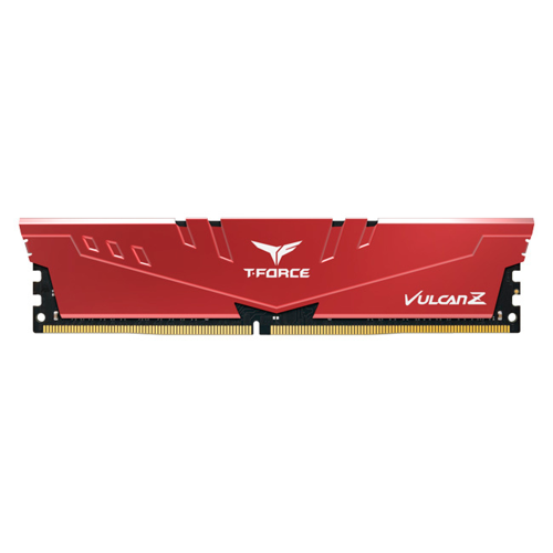 Memoria RAM Team Group T-Force Vulcan Z DDR4, 3600MHz, 16GB, Non-ECC, CL18, XMP, Rojo, TLZRD416G3600HC18J01, /MAX. 1 X CLIENTE