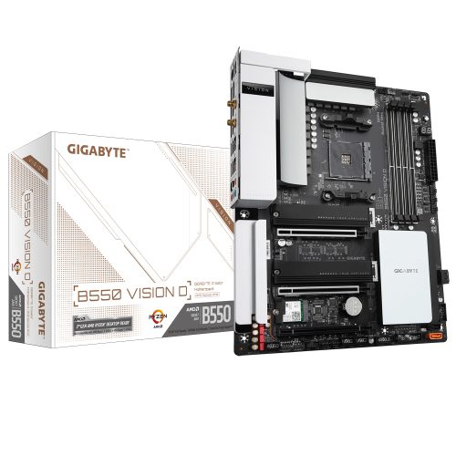 Tarjeta Madre Gigabyte B550 Vision D/ AM4, AMD RYZEN 3000 SERIES, ATX