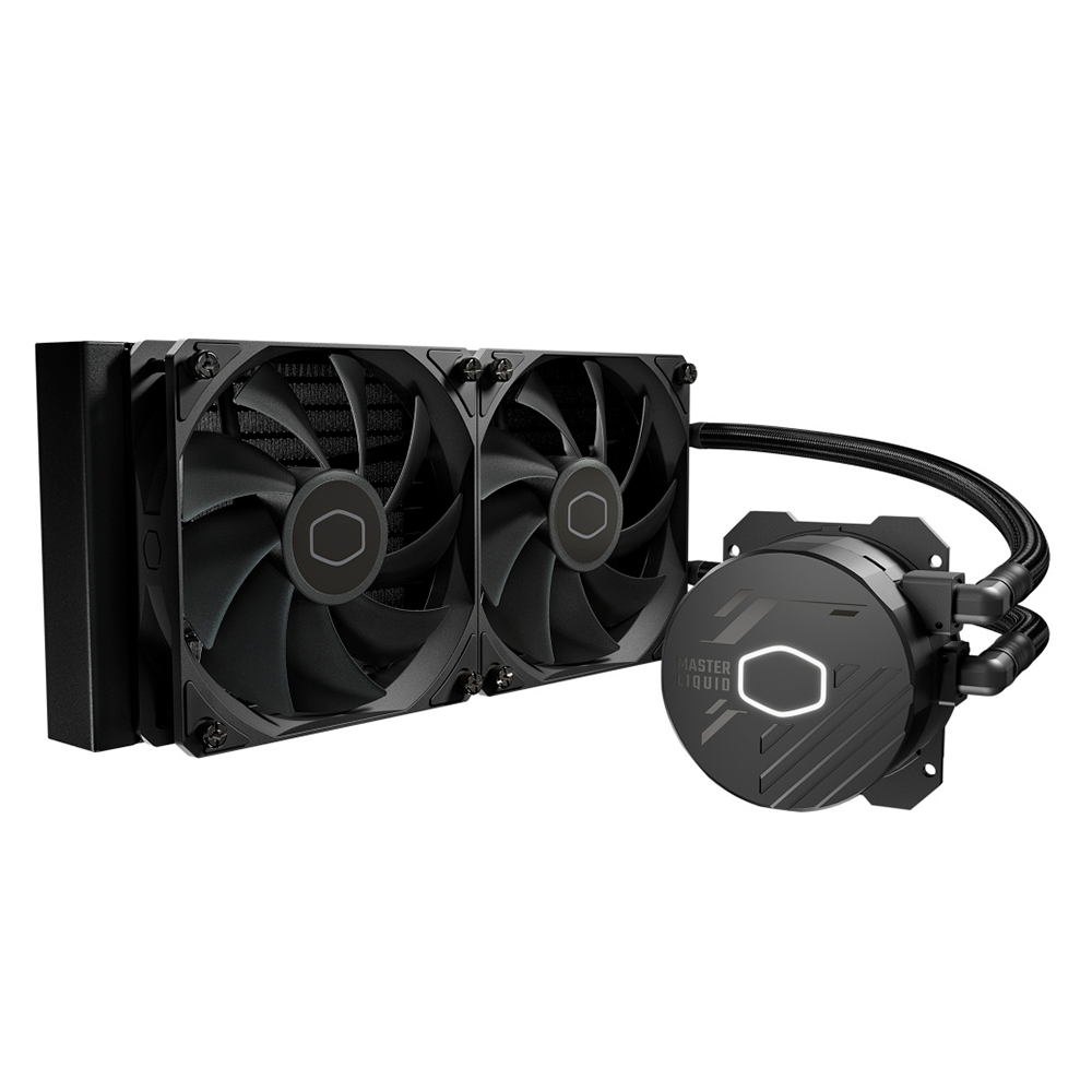 Enfriamiento Líquido Cooler Master MasterLiquid 240L Core, 2x120mm, 650-1750RPM, MLW-D24M-A17PK-R1 - Image 2