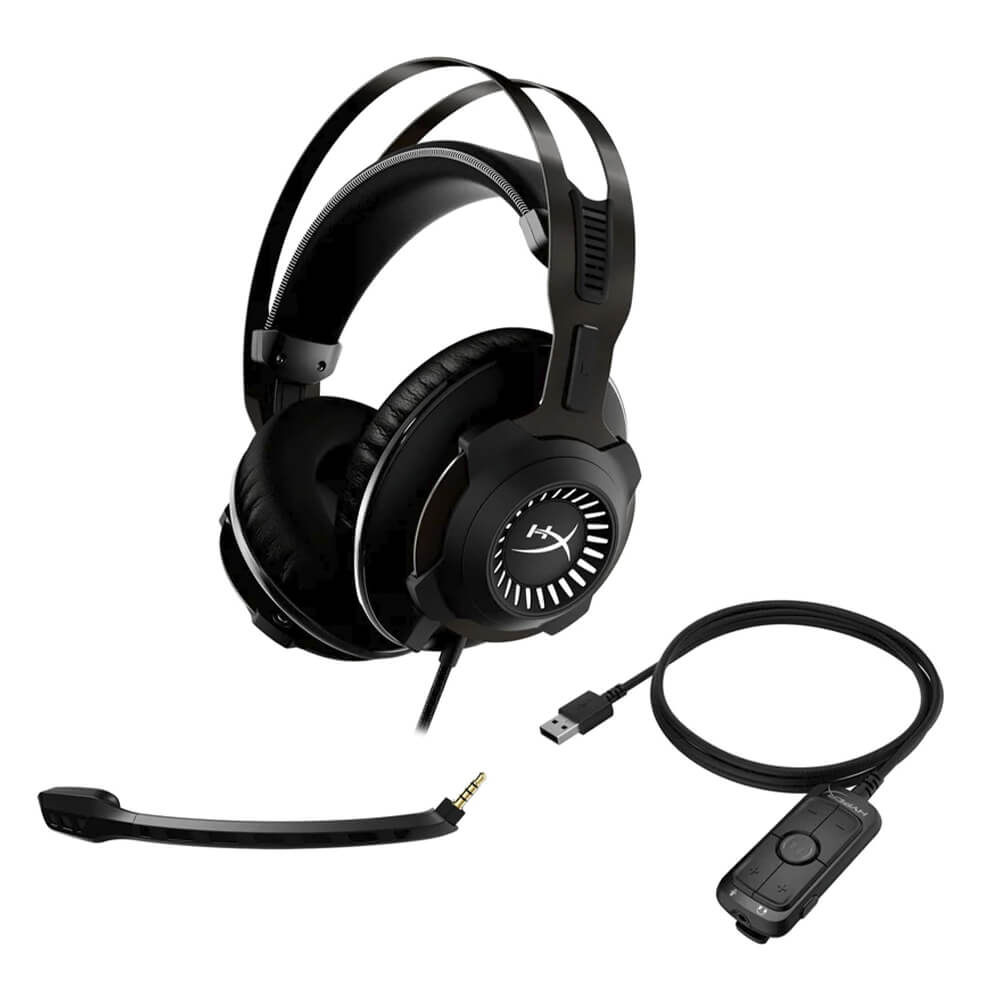 HyperX Cloud Revolver GUNMETAL, Audífono Gaming, HyperX 7.1 Sorround Sound, Cable 1 Metro, 3.5mm, HHSR1-AH-GM/G / - Image 6