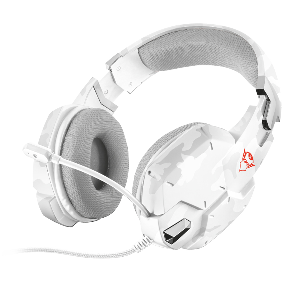 Diadema Gamer Trust GXT 322W CARUS White Cammo, 3.5mm, 20864 / - Image 3
