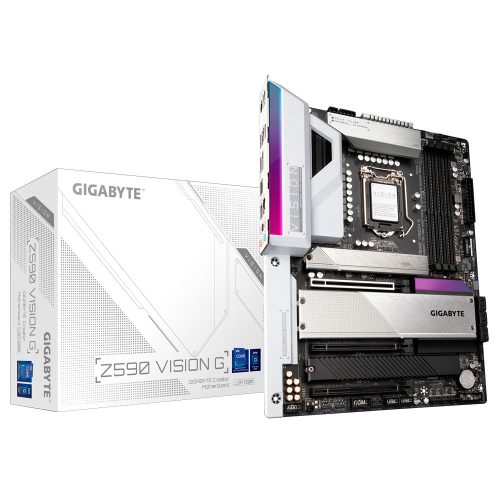 Tarjeta Madre Gigabyte Z590 Vision G Socket LGA1200 Intel Z590 ATX, DDR4, Intel Core 11th Generación