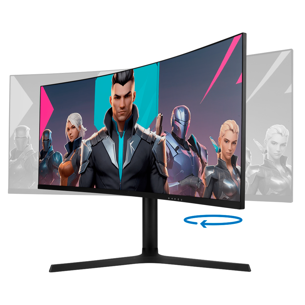 Monitor Gamer Game Factor MG802, LED, 34”, 3440x1440 Ultra WQHD, Curvo, 180Hz, 1ms, Freesync, Low Blue Light, MG802 - Image 3