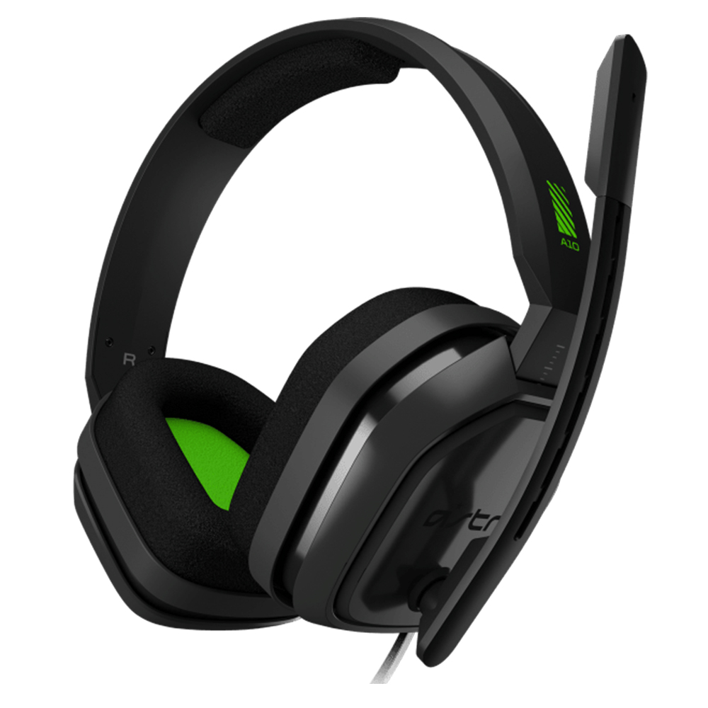 Diadema Gamer Logitech Astro A10 + MIXAMP M60 XBOX One, Microfono, Jack 3.5mm, Solo XBOX One, Black-Green - 939-001591 / - Image 2