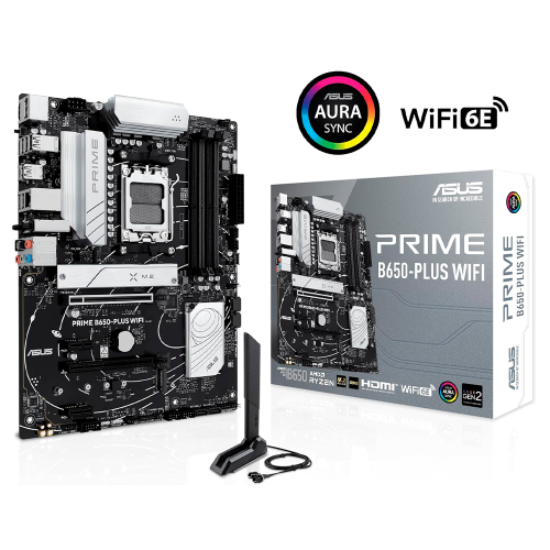 Tarjeta Madre ASUS PRIME B650-PLUS WIFI, AM5, ATX, DDR5, 2X M.2, PCIe 5.0, PRIME B650-PLUS WIFI