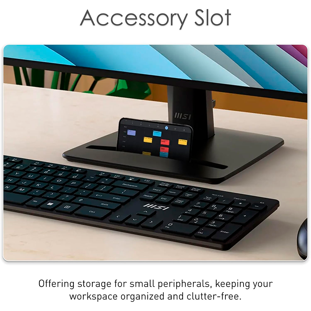 Monitor MSI PRO MP275 E2, 27”, FHD, 1920x1080, IPS, 120Hz, Sincronización Libre, HDMI, DisplayPort, Montaje VESA, PRO MP275 E2 - Image 4