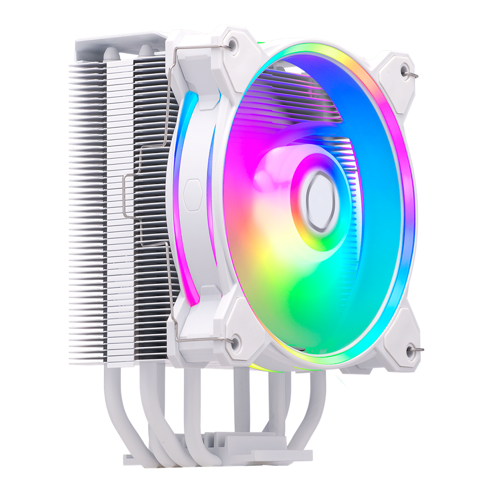 Disipador para CPU Disipador y Ventilador Led RGB Cooler Master Hyper 212 Halo White, CPU Air Cooler, MF120 Halo² Fan, RR-S4WW-20PA-R1/ - Image 3