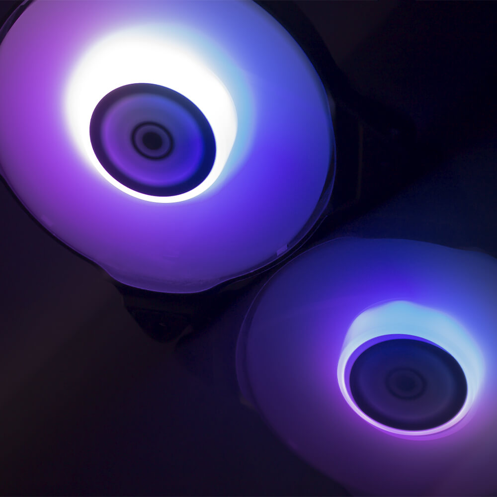 Ventilador Munfrost Solar Wind RGB 120mm, Compatible con Aura Sync etc., ARGB 5v 3pin, 3 pin - molex, anti-vibraciones - Image 5