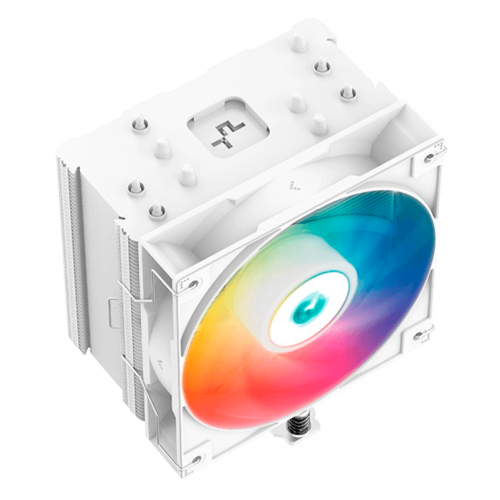 Disipador CPU DeepCool AG500 WH ARGB, 120mm, 300 - 1850RPM, Blanco, R-AG500-WHANMN-G
