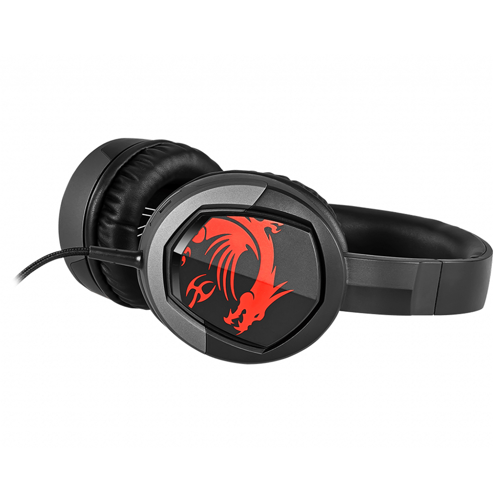 Diadema Gamer MSI Immerse GH30 Estereo Canales, Negra, Plug 3.5mm - Image 2