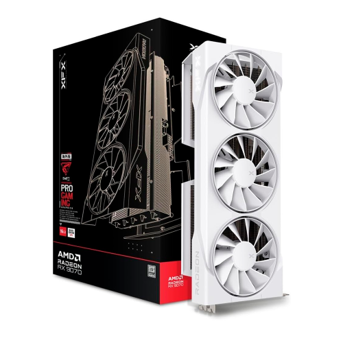 Tarjeta de Video XFX Swift AMD Radeon RX 9070 OC Edition, Triple Fan Gaming Edition, 16GB GDDR6, HDMI 3xDP, AMD RDNA 4, RX-97SWFB3W9