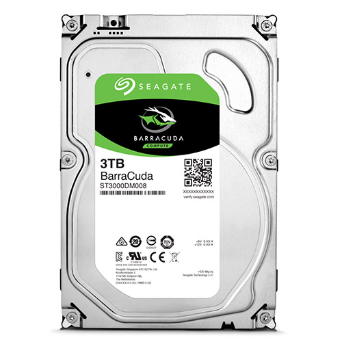 Disco Duro Interno 3TB 3.5" SATA3 64MB Nuevo Seagate ST3000DM008/ST3000DM007/ST3000DM001