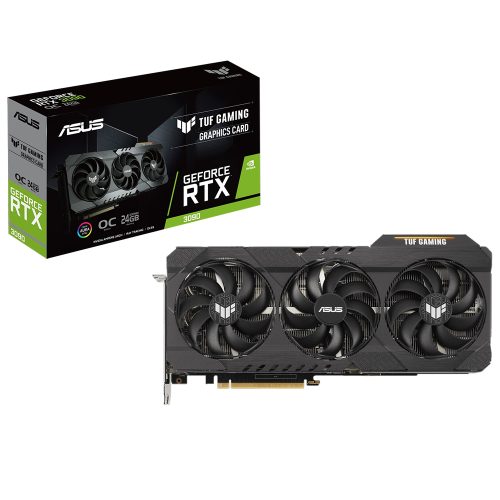 Tarjeta de Video Nvidia GeForce RTX 3090 24GB, Asus TUF GAMING, TUF-RTX3090-O24G-GAMING, 3 AÑOS DE GARANTIA NACIONAL