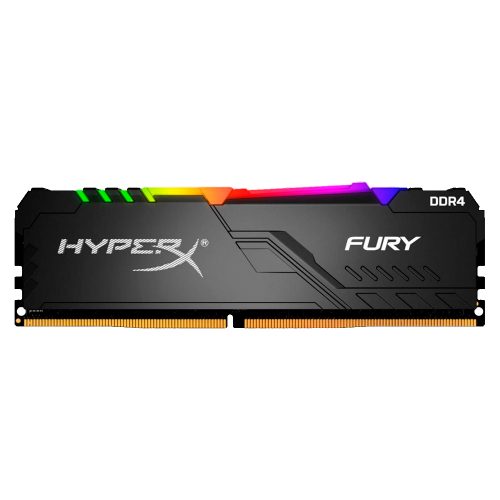 Memoria RAM DDR4 16GB 2400MHz Kingston HyperX Fury RGB 1 Modulo Negro HX424C15FB3A/16 /MAX. 1 X CLIENTE